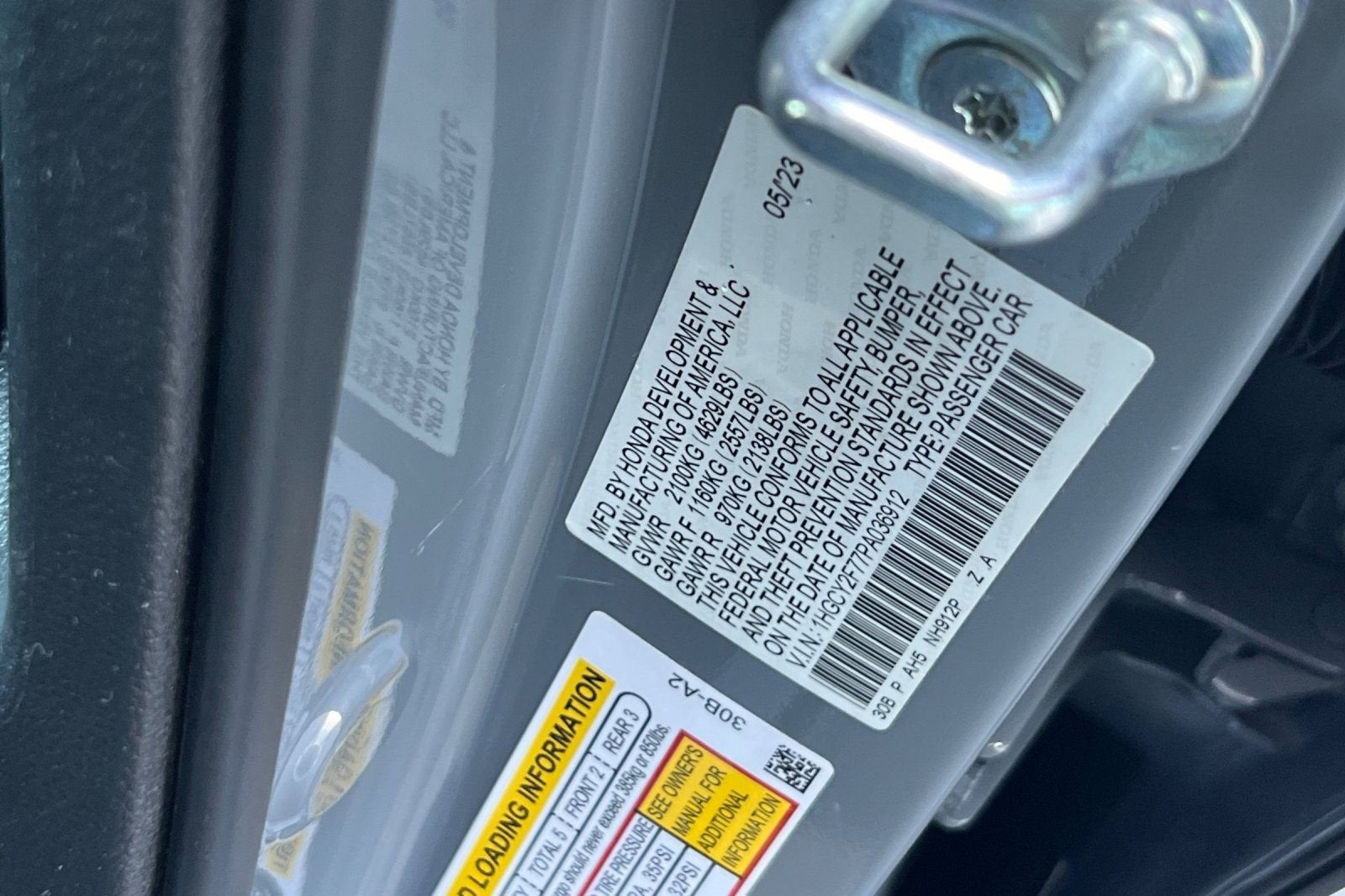 2023 Honda Accord Hybrid Sport-L