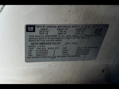 2016 GMC Sierra 1500 SLE