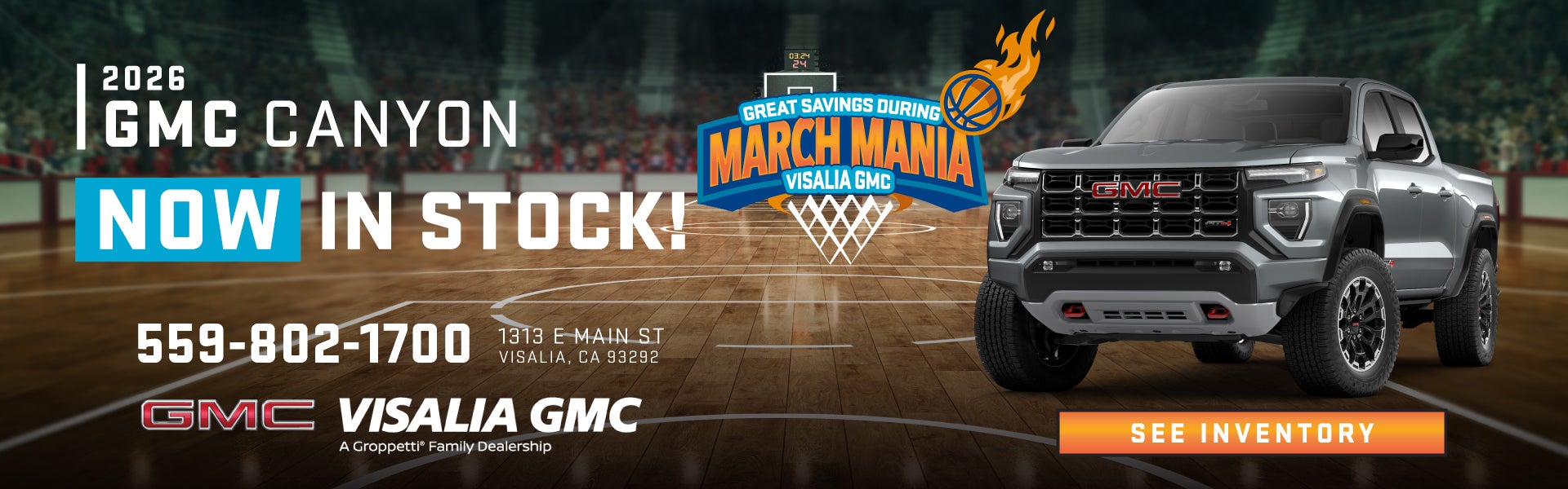 2026 GMC Canyon Now in Stock!