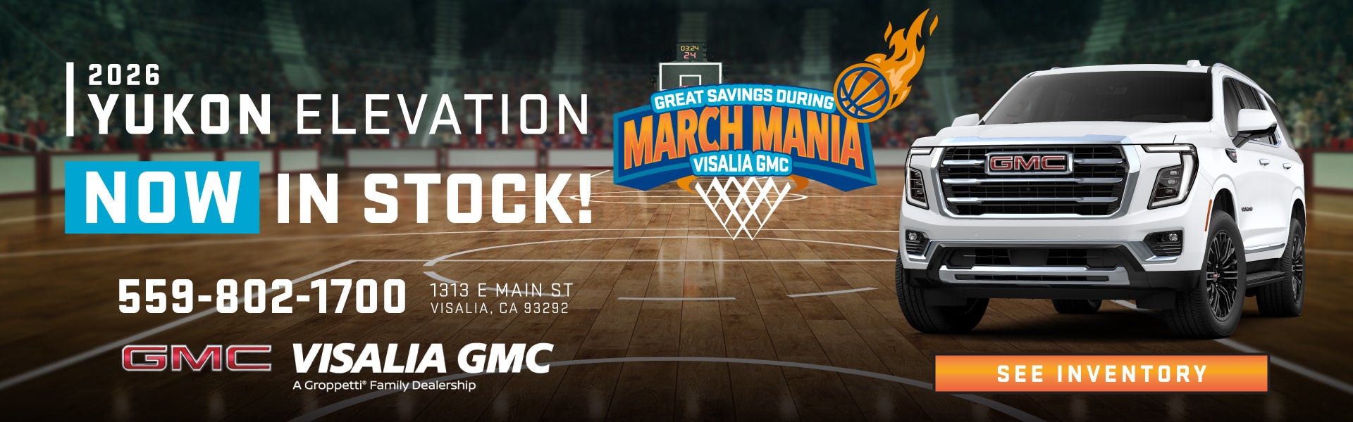 2026 Yukon Elevation Now In Stock!