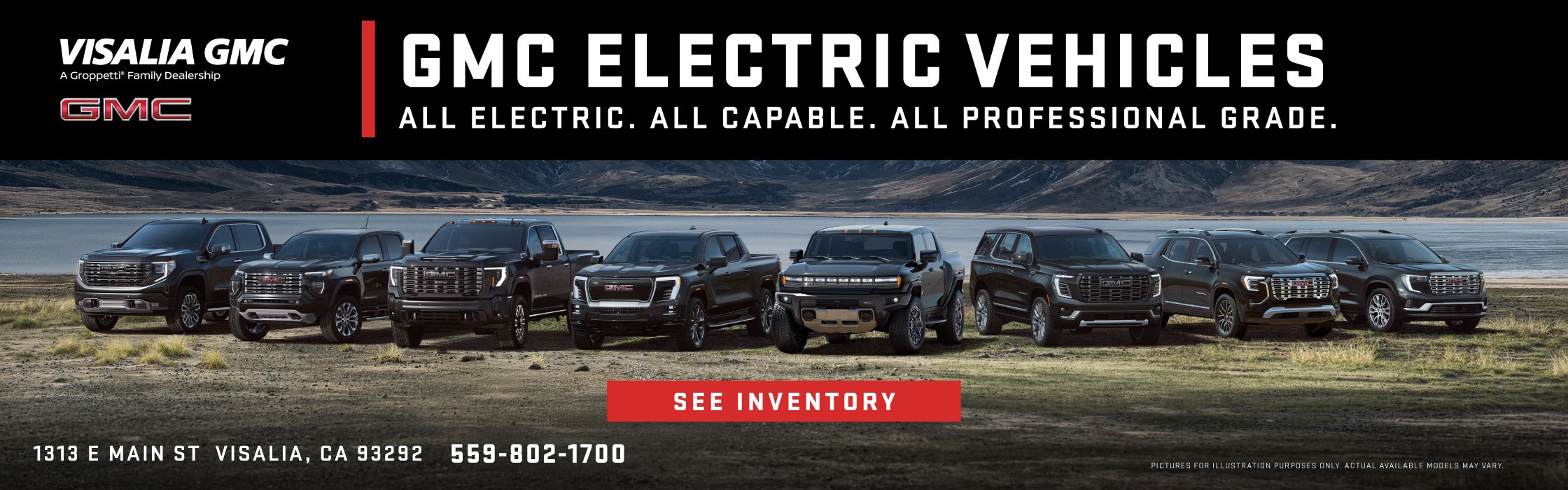 Visalia GMC Electric Vehicle Lineup