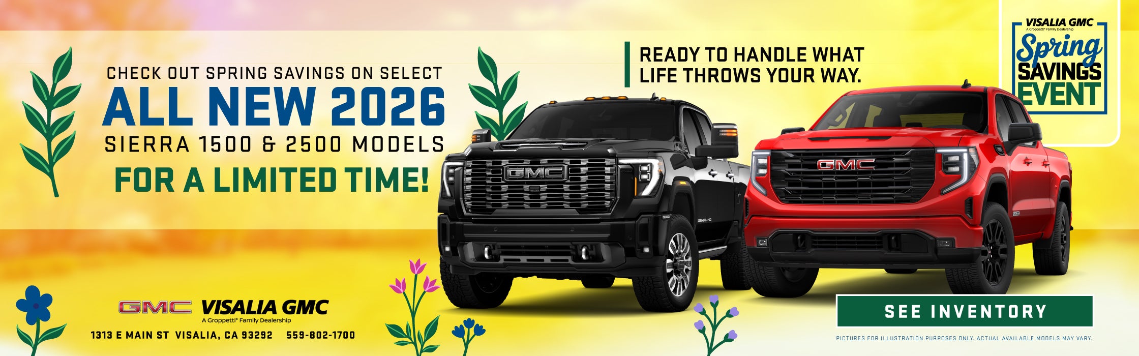 NOW IN STOCK! Sierra 1500 & 2500 Models