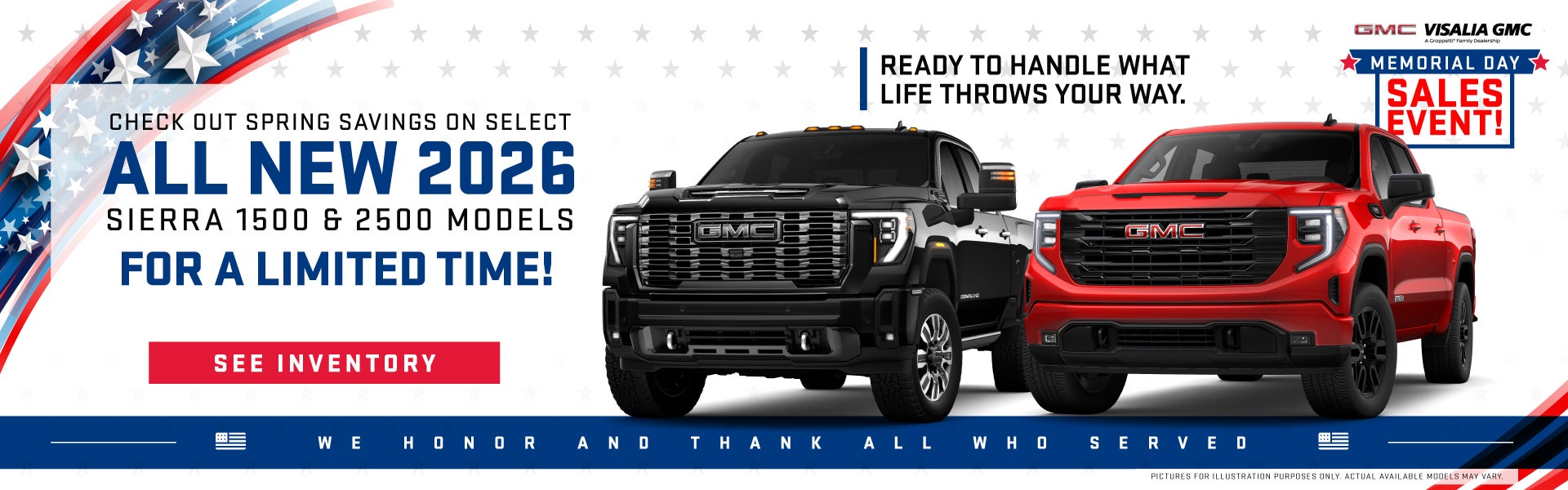 NOW IN STOCK! Sierra 1500 & 2500 Models