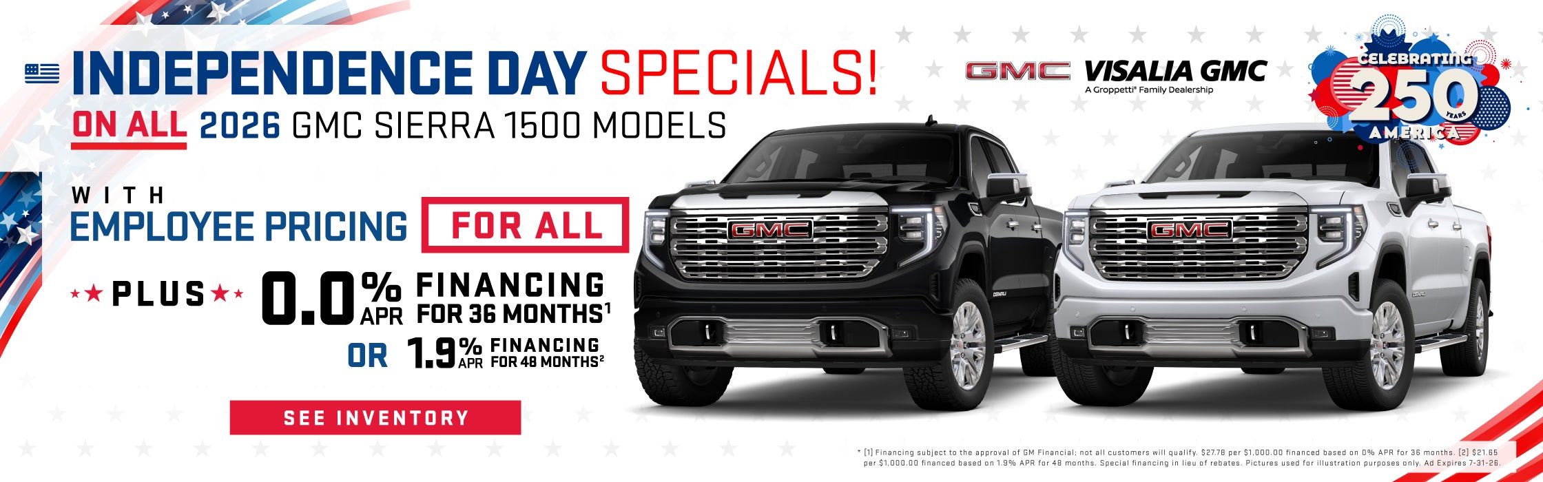 Employee Pricing on 2026 Sierra 1500 Denali